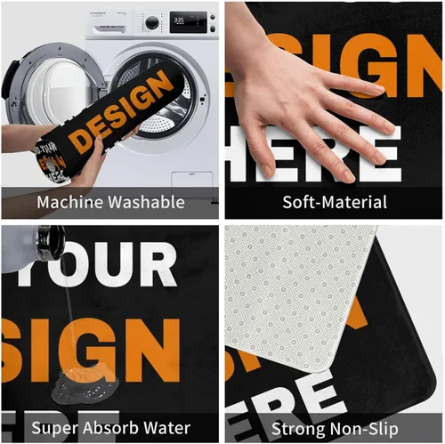 Miniatura 4 de Tapete personalizado para puerta delantera, divertido tapete de entrada para interiores y exteriores, tapete de entrada para el hogar, oficina