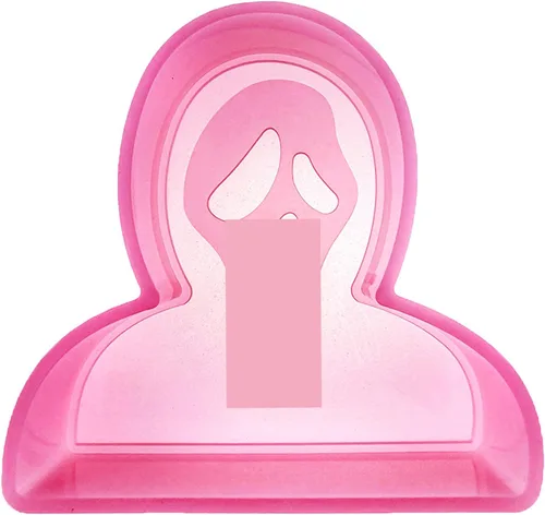 Miniatura 9 de (300 diseños opcionales) MUBYOK M349 Halloween lindo fantasma de silicona Freshie molde para hornear cuentas aromáticas suministros de frescura