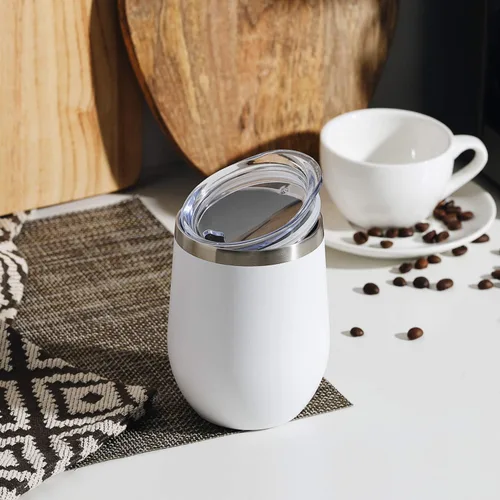 Miniatura 7 de MEWAY Vasos Tumbler de Vino de 12oz/Paquete de 12 con Tapa - Vaso Tumbler de Viaje de Acero Inoxidable al Vacío de Doble Pared, Copa de Vino Aislada