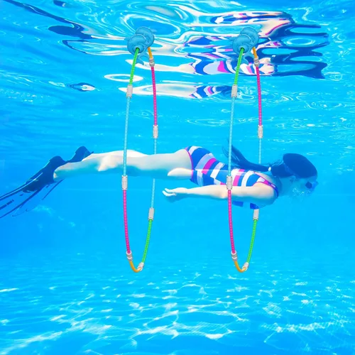 Miniatura 4 de Juguetes de piscina para niños, paquete de 2 anillos deportivos subacuáticos para niños, juegos de piscina ideales para niños y niñas de 5, 6, 7, 8