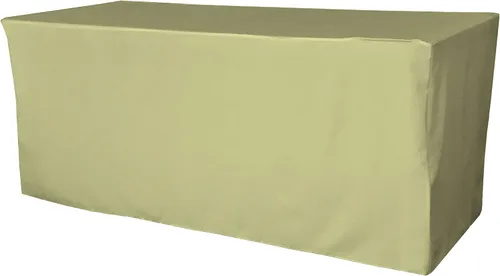 Miniatura 28 de LA Linen Mantel ajustable de popelina de poliéster, 96.2 in de largo x 30.0 in de ancho x 76.2