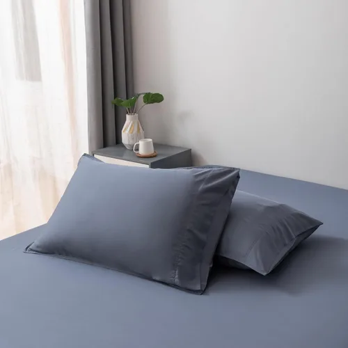 Bella Coterie | Juego de fundas de almohada de bambú viscosa de lujo tamaño queen | 100% cultivado orgánicamente | Ultra suave | Refrescante | 2