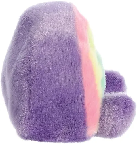 Miniatura 3 de Aurora, 33577, Palm Pals Vivi Rainbow 5 pulgadas, juguete suave, rosa, morado, amarillo