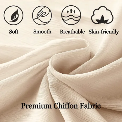 Miniatura 2 de RonFoxi Chiffon Shawl Wraps Scarves for Formal Evening Party Dress, Bride Bridesmaid Shawl for Wedding
