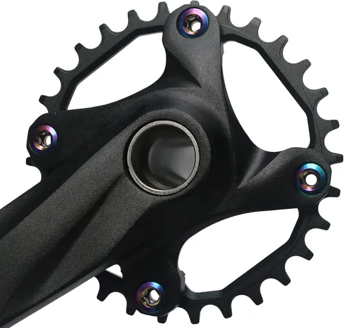 Miniatura 3 de Juego de bielas de 6.693 in 30T 32T 34T 36T 38T Bicicleta de montaña de una sola velocidad Ciclismo Bicicleta de carretera Juego de brazo de manivela