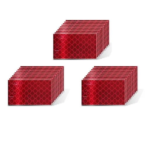 Miniatura 87 de Cinta reflectante blanca de 4 pulgadas, adhesivo de seguridad de advertencia impermeable para exteriores (10 pies)