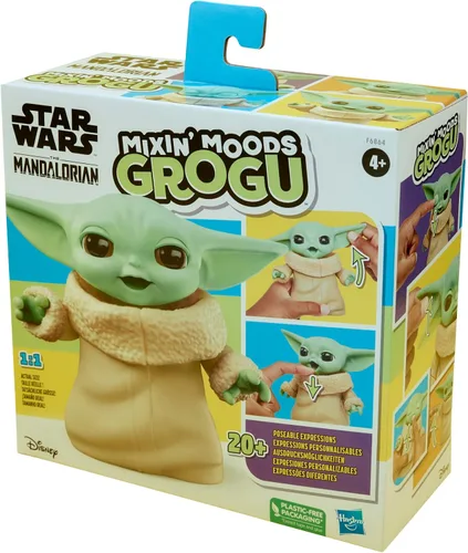 Miniatura 21 de STAR WARS Mixin' Moods Grogu, más de 20 expresiones posables, juguete Grogu de 5 pulgadas de alto, más de 4 años