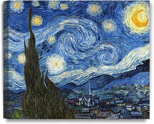 Miniatura 83 de DECORARTS - Serie de pinturas enmarcadas de Vincent Van Gogh (favoritos) – impresión giclée de arte en lienzo.