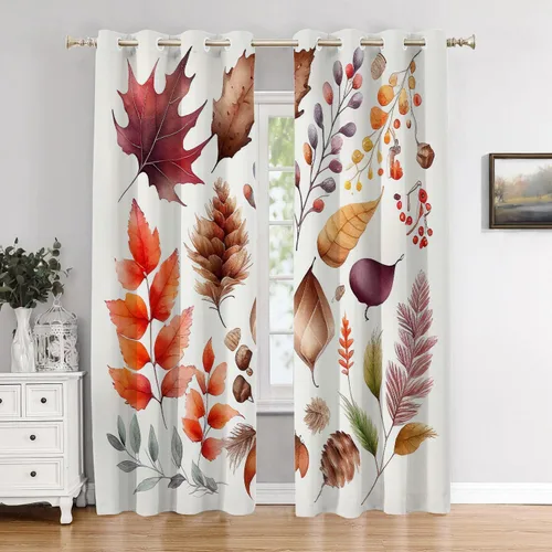 Miniatura 150 de Cortinas opacas de poliéster multicapa para cafetería, con diseño de diamantes, 2 unidades, 26 x 24 pulgadas