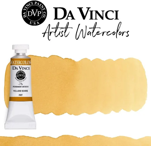 Miniatura 292 de DA VINCI PAINTS Pintura Acuarela Profesional para Artistas, Alizarin Crimson (Quinacridone), 37ml Índigo
