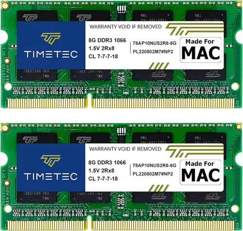 Miniatura 5 de Timetec Kit de 32 GB (4 x 8 GB) compatible con Apple DDR3 1067 MHz/1066 MHz PC3-8500 CL7 de doble rango para iMac (finales de 2009 de 27 pulgadas)