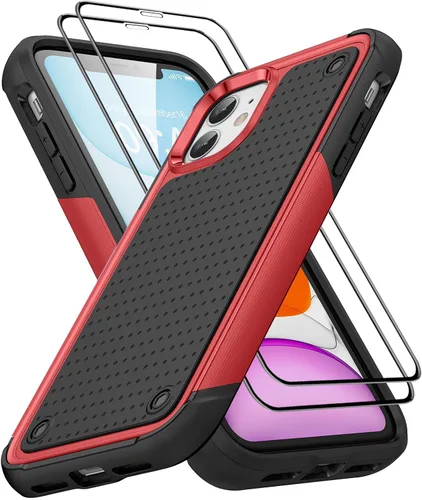 Miniatura 185 de Jeylly Funda para iPhone SE/Funda para iPhone 5S, Exterior de Plástico Duro que Absorbe Golpes + Interior de Silicona de Goma Defensor contra