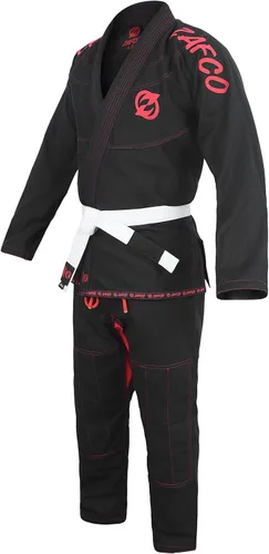 Miniatura 5 de Jiu Jitsu Gi brasileño BJJ Gi para hombres y mujeres Grappling gi Uniforme Kimonos ligero, preencogido, con cinturón blanco