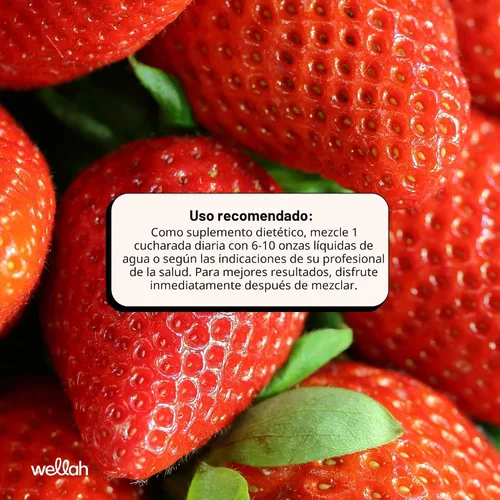 Miniatura 6 de Wellah Creatina para Mujeres (50 porciones, Fresa Piña Colada) - Monohidrato de creatina con extracto de diente de león y arándano