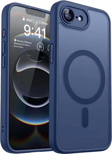 Miniatura 22 de CANSHN Funda magnética compatible con iPhone 17 Pro, mejorada [protección completa de la cámara] [compatible con Magsafe] [mate translúcido] funda