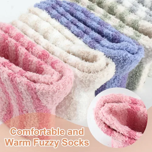 Miniatura 7 de FYC - Calcetines de invierno, para mujer, cálidos, de lana suave y gruesa, regalo de Navidad, calcetines deportivos acogedores, regalo para mujer