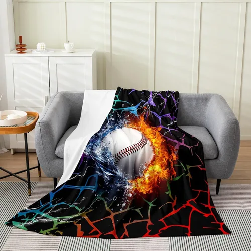 Miniatura 9 de Erosebridal Manta de snowboard de 40 x 50 pulgadas, moderna manta abstracta para niños y niños, acogedora para cama y sofá, manta de forro polar
