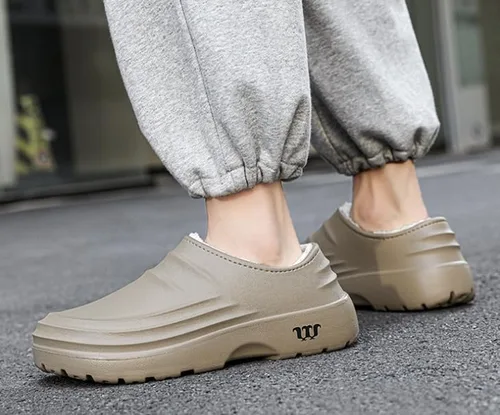 Miniatura 2 de Zapatos de chef impermeables con forro de felpa para hombre y mujer, antideslizantes, antiaceite, antiolor, cómodos y ligeros, zapatos cálidos