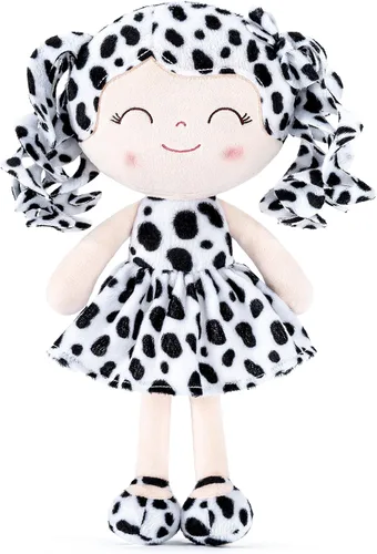 Miniatura 15 de Gloveleya Muñeca Baby Dolls Soft Rag Doll Baby Girl Regalos Curly Spring Girl - Naranja 9 pulgadas