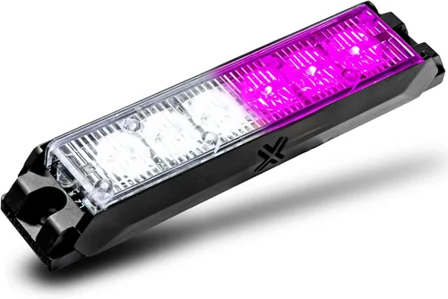 Miniatura 32 de LAMPHUS NanoFlare - Luz de advertencia estroboscópica de 5 pulgadas y 6 W, color blanco ámbar, luz de advertencia estroboscópica para parrilla
