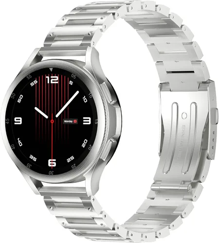 iiteeology Compatible con correas de reloj Samsung Galaxy de 1.811 in, correa de acero inoxidable para Samsung Galaxy Watch SM-800/Galaxy Watch 3
