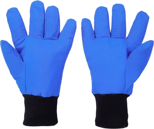 Miniatura 3 de Guantes criogénicos de baja temperatura LN2 guantes protectores de nitrógeno líquido para almacenamiento en frío, guantes congelados de seguridad