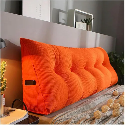 Miniatura 12 de Triangular Headboard Pillow Bed Wedge Pillow Large Reading Pillow Comfortable Lumbar Bed Pillow Reading Backrest Cushion with Removable Washable
