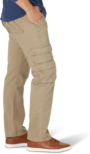 Miniatura 2 de Wrangler Authentics - Pantalón cargo de pierna recta y ajuste holgado para hombre