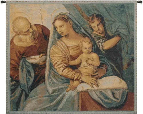Miniatura 13 de Madonna Di Medjugorie - Tapiz italiano para colgar en pared, 6 pulgadas x 9 pulgadas, algodón/viscosa/poliéster por Raoul Vitale
