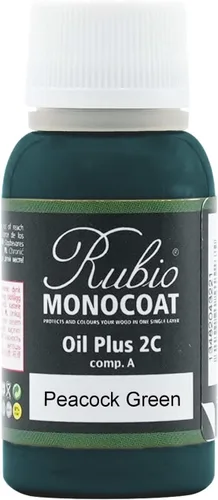 Miniatura 91 de Rubio Monocoat Muestra de Acabado de Aceite para Madera - Puro Aceite Plus Parte A Aceite de Linaza de Secado Rápido y Ecológico para Uso Pure