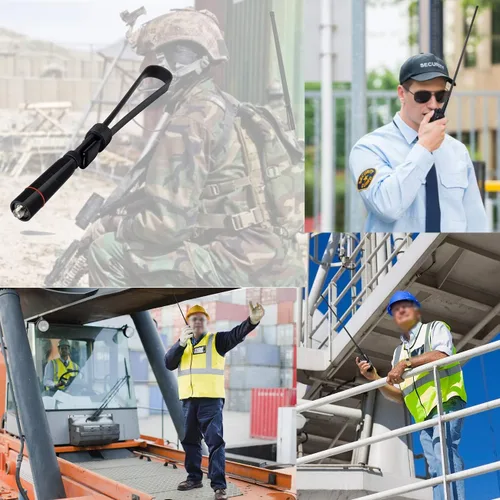 Miniatura 4 de HYS Antena SMA hembra 15.3 pulgadas plegable doble banda UV VHF/UHF 144/430Mhz CS Tactics Antenas para Kenwood TYT BAOFENG UV-82 UV-B5 GT-3 BF-F8HP