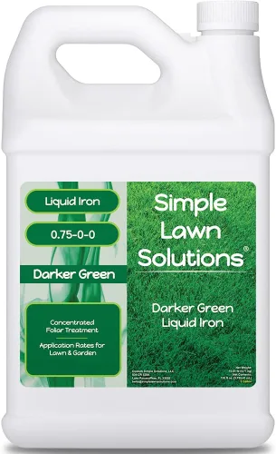 Miniatura 10 de Simple Lawn Solutions - Fertilizante líquido de hierro verde oscuro - Micronutrientes quelatados - Refuerzo verde concentrado para césped, plantas