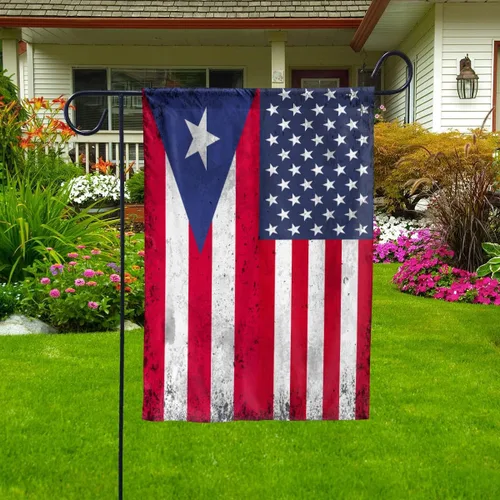 Bandera de Puerto Rico Bandera de Puerto Rico Bandera de Casa de la Amistad de Puerto Rico - Banderas de Estados Unidos Bandera de Poliéster Premium