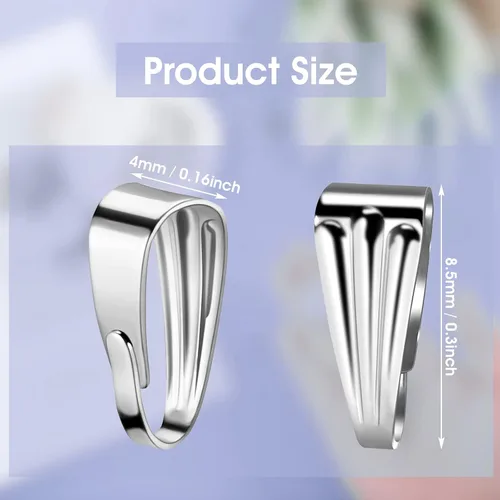 Miniatura 5 de Prasacco 200 cierres y conectores colgantes para fabricación de joyas