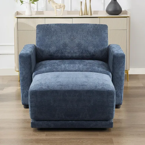 Miniatura 10 de Sofá modular en forma de U de 143.8 pulgadas, sofá de nube seccional de gran tamaño, sofás de asiento profundo de 6 plazas con 2 otomanas móviles