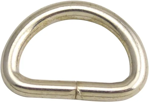 Miniatura 6 de Wuuycoky Silvery D Rings Buckles D-ring Non-welded For Webbing Strapping 0.5" / 0.6" / 0.8" / 1" / 1.25" / 1.5" / 2" Optional 15 unidades de plata
