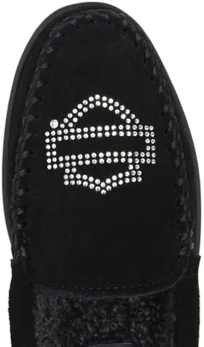 Miniatura 5 de Harley-Davidson Zapatillas de casa adornadas con cristal para mujer, D83011