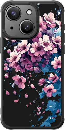 Miniatura 114 de FUNMIKO Funda para iPhone 16 Plus, carga inalámbrica y protección de grado militar, diseño floral moderno para mujeres y niñas, funda antideslizante