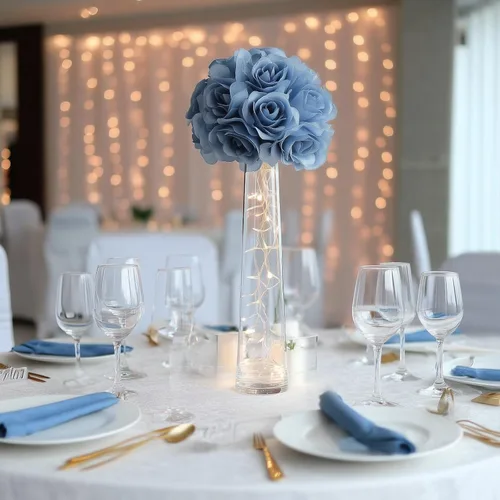 Miniatura 11 de Efavormart - Paquete de 2 bolas de flores artificiales de seda de 7 pulgadas, bola de besos con cinta colgante para pasillo de boda y centros