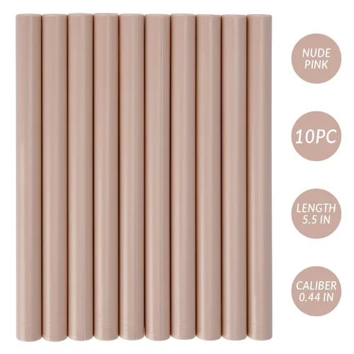 Miniatura 2 de 10 varillas de cera de sellado color gris pardo para pistola de pegamento, ideales para sellos de cera, perfectos para invitaciones de boda