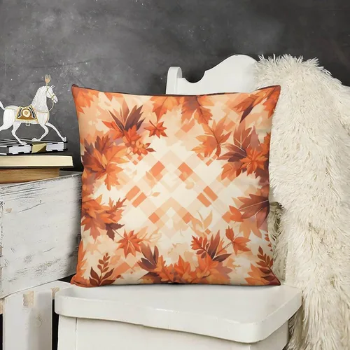 Miniatura 11 de Fundas de almohada para sofá de 12 x 12 pulgadas, diseño cuadrado de otoño y granja campestre, suave, estampado de doble cara, fundas decorativas
