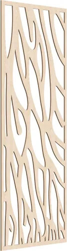 Miniatura 87 de 9 3/8"W x 24 3/8"H x 1/4"T Bristol Decorativos Paneles de Pared de Madera Calado, Cereza