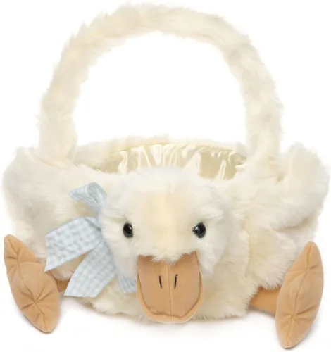 Miniatura 7 de Bearington - Cesta de Pascua de peluche con diseño de conejito marrón, 12 x 13 pulgadas