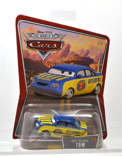 RACE OFICIAL TOM #57 Disney / Pixar CARS Escala 1:55 THE WORLD OF CARS Vehículo fundido a presión