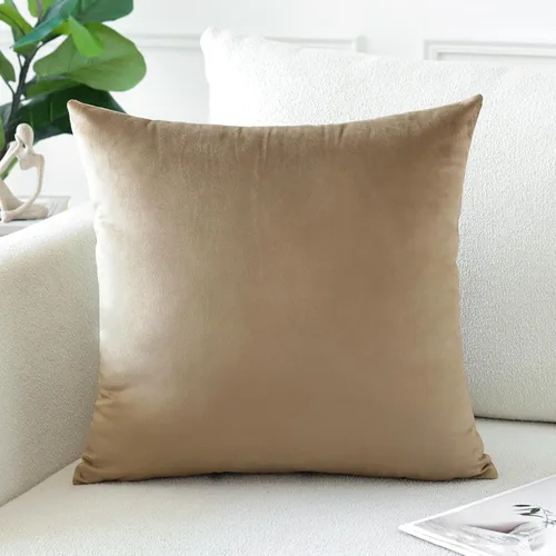 Miniatura 45 de Artscope Fundas de Almohada de Terciopelo de Lujo Súper Suaves Decorativas Cuadradas Fundas de Cojín para Sofá Sillón Dormitorio Decoración