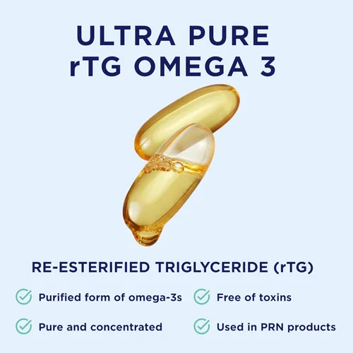 Miniatura 2 de PRN DE Omega Beneficios (fórmula líquida) - Soporte avanzado para la sequedad ocular - 2240 mg de suplemento EPA y DHA en forma de triglicérido