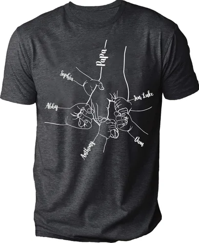 Camisa personalizada para abuelo, papá, nietos con nombre, regalos personalizados para papá y papá, regalos para el día del padre, abuelo.