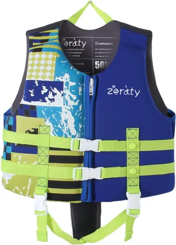 Zeraty - Chaleco de natación para niños de neopreno, chaleco flotante para niños, ayuda para nadar para niños niñas y niños, 20-30-40-50-60-70-80