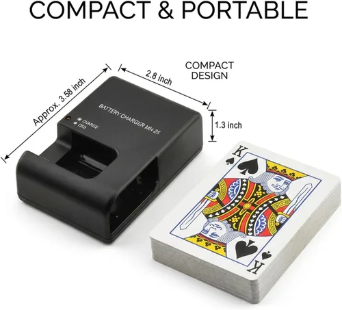 Miniatura 7 de Cargador rápido de batería MH-25 para Nikon, para Nikon MH-25a EN-EL15 EN-EL15a EP-5B D500 D600 D610 D750 D780 D800 D800E D810 D810A D850 D7000