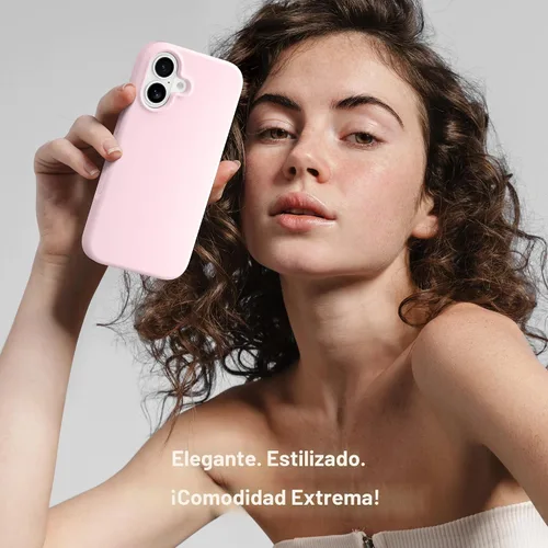 Miniatura 7 de GONEZ Funda magnética para iPhone 16, compatible con MagSafe, [protector de pantalla + protector de lente de cámara], funda protectora de silicona
